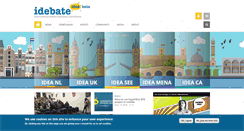Desktop Screenshot of idebate.org