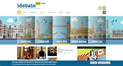 Desktop Screenshot of beta.idebate.org
