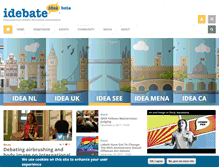 Tablet Screenshot of beta.idebate.org